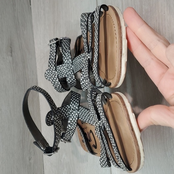 Circus by Sam Edelman Selma Jelly Gladiator Strappy Sandals Flats shoes - Picture 5 of 12